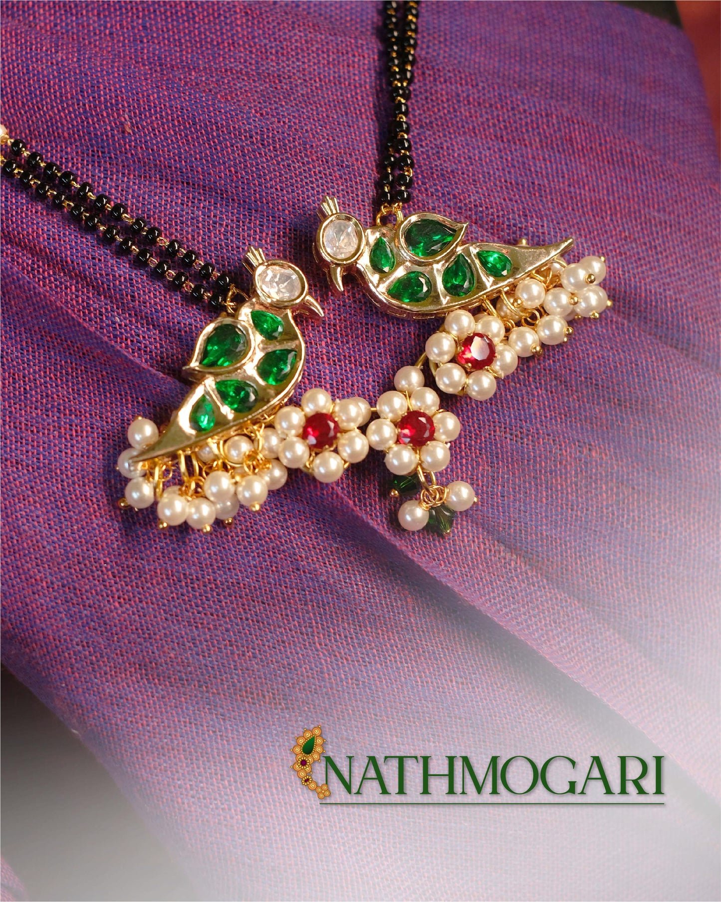 Meenakshi Mangalsutra - Green