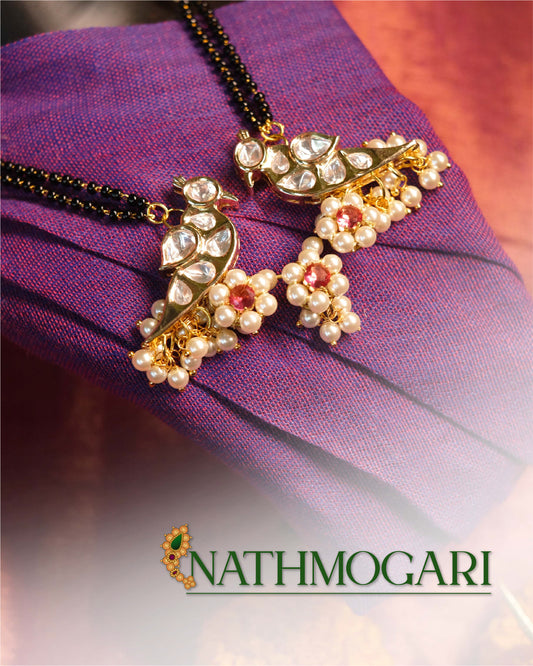 Meenakshi Mangalsutra - White